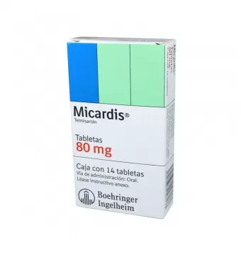 MICARDIS 80 MG CON 14 TABLETAS