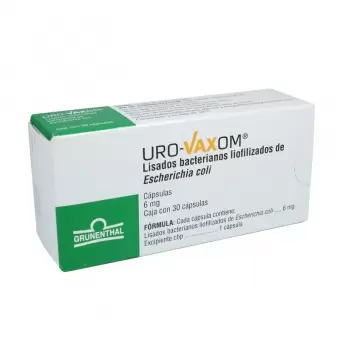 URO-VAXOM 6 MG CON 30 CÁPSULAS