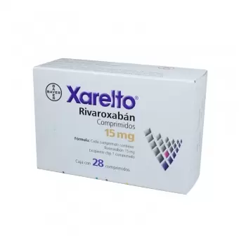 XARELTO 15 MG CON 28 COMPRIMIDOS