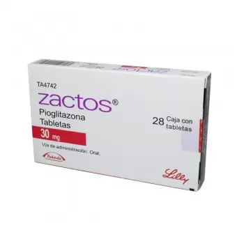 ZACTOS 30 MG CON 28 TABLETAS