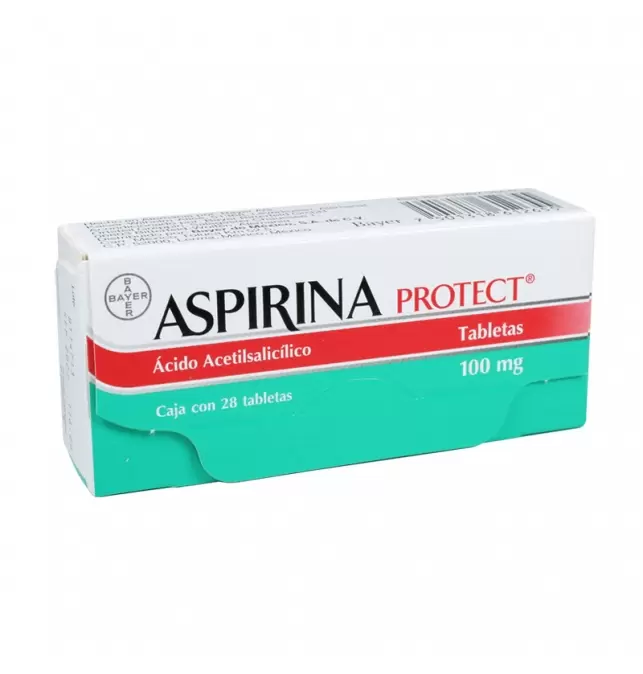 ASPIRINA PROTECT 100 MG CON 28 TABLETAS