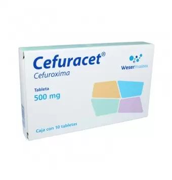 CEFURACET 500 MG CON 10 TABLETAS