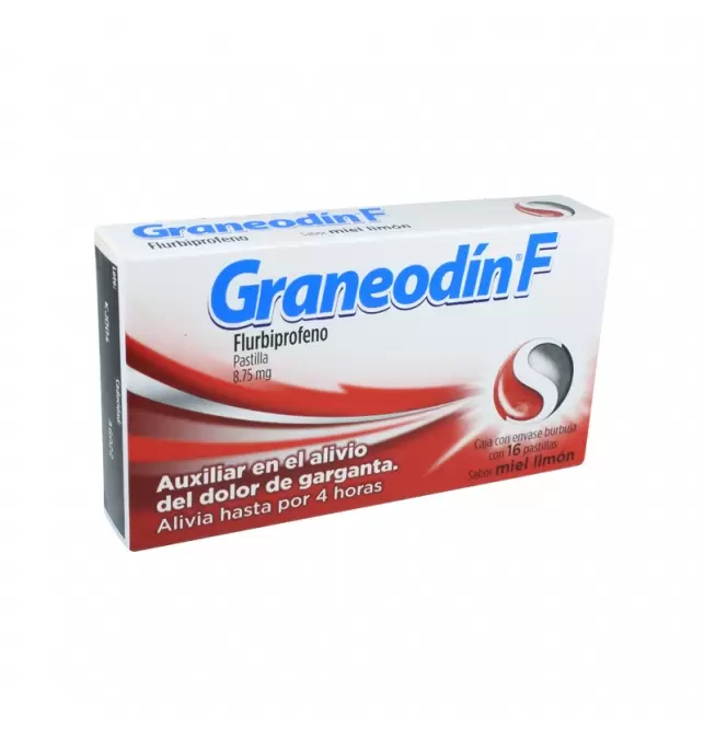 GRANEODIN F 8.75 MG CON 16 PASTILLAS SABOR MIEL-LIMÓN