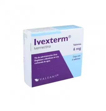 IVEXTERM 6 MG CAJA CON 4 TABLETAS