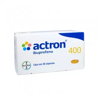 ACTRON 400 MG CON 30 CÁPSULAS