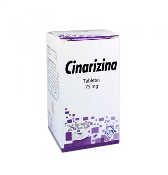 CINARIZINA 75 MG CON 60 TABLETAS