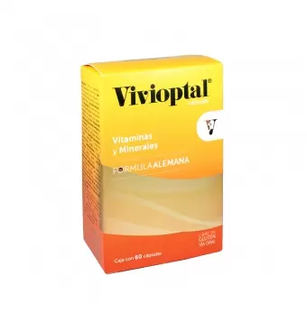 VIVIOPTAL VITAMINAS Y MINERALES CON 60 CÁPSULAS