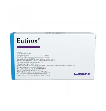 EUTIROX 125 MCG CON 125 TABLETAS (1)