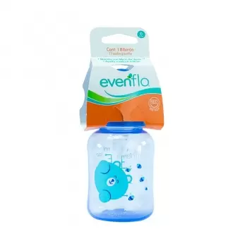 BIBERÓN EVENFLO COLORES DE 4 ONZAS