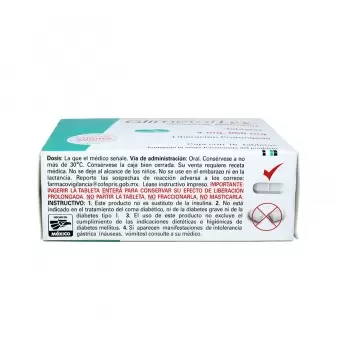 GLIMETAL LEX 4MG/850MG CON 16 TABLETAS (1)