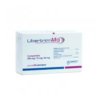 LIBERTRIM ALFA 200MG/75MG/45MG CON 24 COMPRIMIDOS