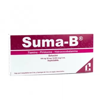 SUMA B CAJA CON 5 AMPOLLETAS