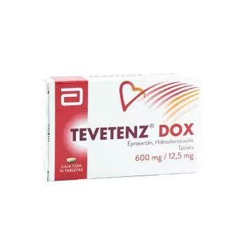 TEVETENZ DOX 600MG/12.5MG CON 14 TABLETAS