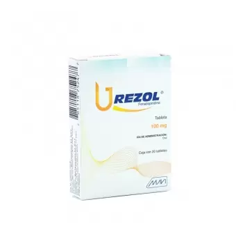 UREZOL 500 MG CON 20 TABLETAS