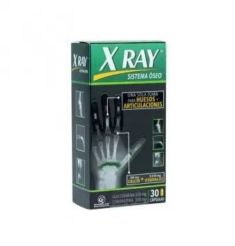 X-RAY SISTEMA ÓSEO 280 MG / 550 MG / 350 MG / 0.010 MG DE 30 CÁPSULAS