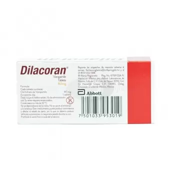 DILACORAN 80 MG CON 30 TABLETAS (1)