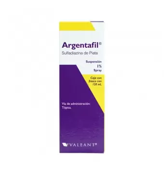 ARGENTAFIL 1% SUSPENSIÓN SPRAY CON 120 ML