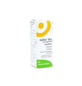 ZADITEN OFTÁLMICO 0.025% GOTERO CON 5 ML