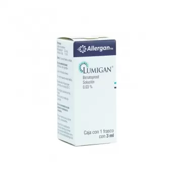 LUMIGAN SOLUCIÓN OFTÁLMICA CON 3 ML