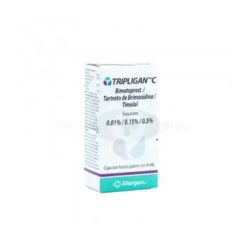 TRIPLIGAN-C 0.01%/0.15%/0.5% SOLUCIÓN CON GOTERO DE 5 ML