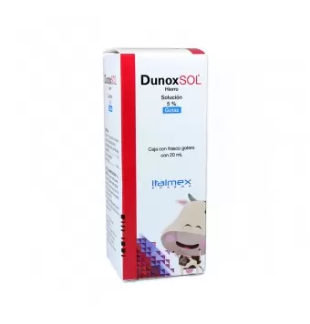 DUNOX SOL 5 % HIERRO GOTAS CON 20 ML