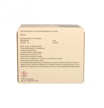 EXELON 9 MG TRANSDÉRMICA CON 30 PARCHES (1)