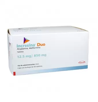 INCRESINA DUO 12.5MG/850MG CON 56 TABLETAS