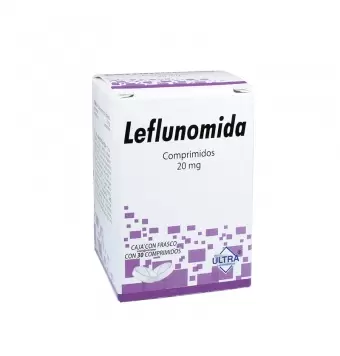 LEFLUNOMIDA 20 MG CON 30 COMPRIMIDOS