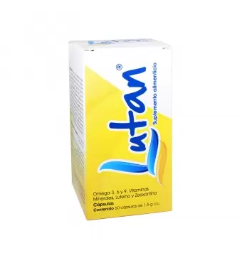LUTAN CON 60 CÁPSULAS DE 1.5 G C/U