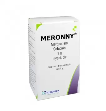 MERONNY SOLUCIÓN INYECTABLE CON FRASCO ÁMPULA DE 1 G