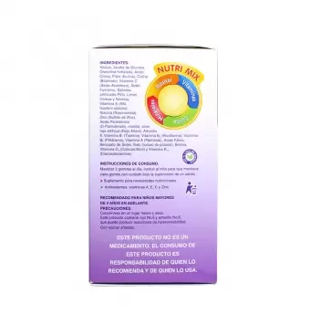 POLY-VI-GOMIS CON 60 GOMITAS MASTICABLES DE 2.5 G C/U (1)