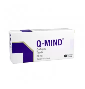 Q-MIND 25 MG CON 28 TABLETAS