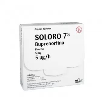 SOLORO 7 CON 2 PARCHES DE 5 MG