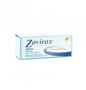 ZOVIRAX 200 MG CAJA CON 25 TABLETAS (1)