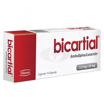 BICARTIAL 2.5MG/50MG CAJA CON 14 CÁPSULAS