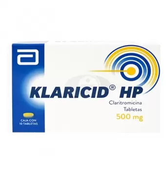KLARICID-HP 500 MG CON 10 TABLETAS