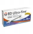 JERINGA PARA INSULINA BD DE 0.5 ML CON 10 PIEZAS