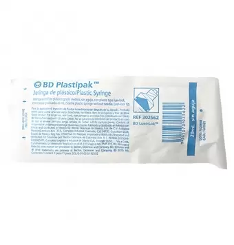 JERINGA SIN AGUJA DE 20 ML AZUL CON 1 PIEZA