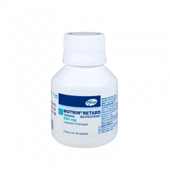 MOTRIN-RETARD 800 MG CON 30 TABLETAS