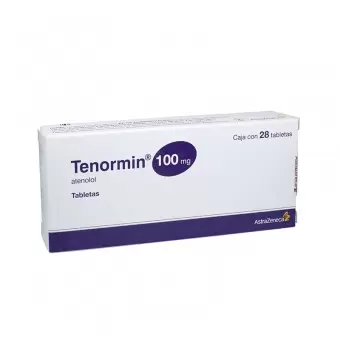 TENORMIN 100 MG CON 28 TABLETAS
