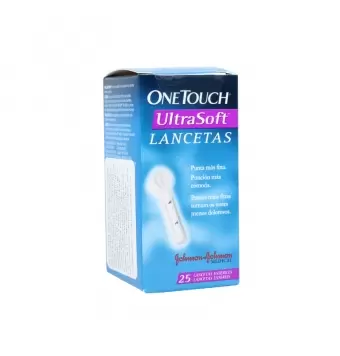 LANCETAS ONE TOUCH ULTRA CON 25 PIEZAS