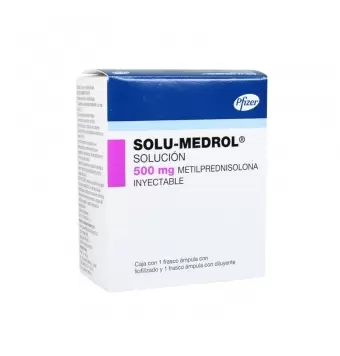 SOLU-MEDROL 500 MG FRASCO ÁMPULA CON 8 ML