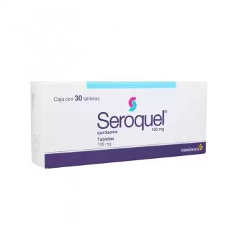 SEROQUEL 100 MG CON 30 TABLETAS