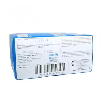 GUANTES DE LATEX MEDIANO AMBIDERM CON 100 PIEZAS (1)