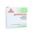 GENTAMICINA 160MG/2ML CON 5 AMPOLLETAS