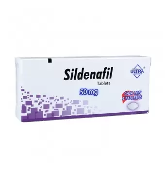 SILDENAFIL 50 MG CON 4 TABLETAS ULTRA