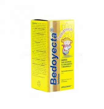 BEDOYECTA PEDIÁTRICA CON 30 TABLETAS