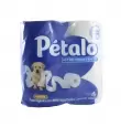 PAPEL HIGIÉNICO PETALO RESIST 4 ROLLOS DE 300 HOJAS