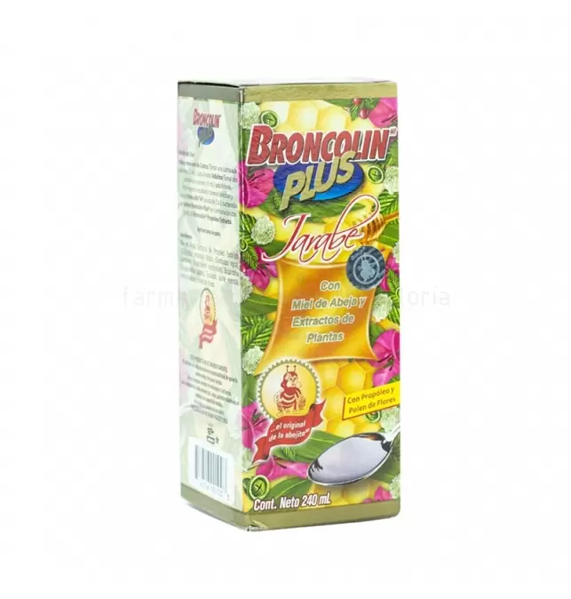 BRONCOLIN PLUS JARABE CON 240 ML