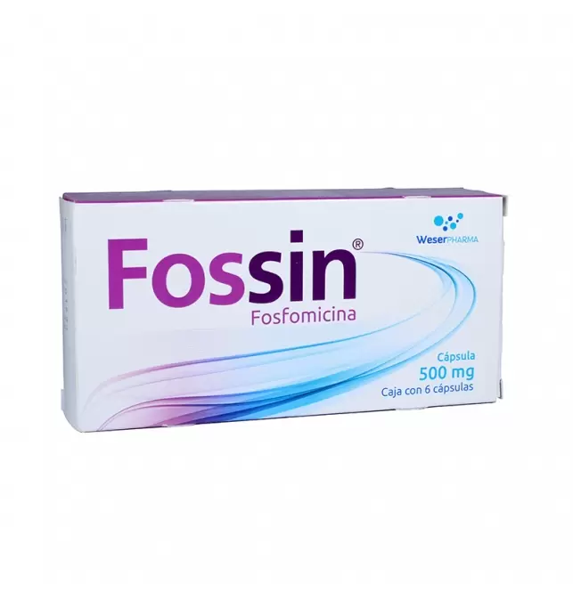 FOSSIN 500 MG CON 6 CÁPSULAS